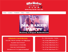 Tablet Screenshot of mabaker.de
